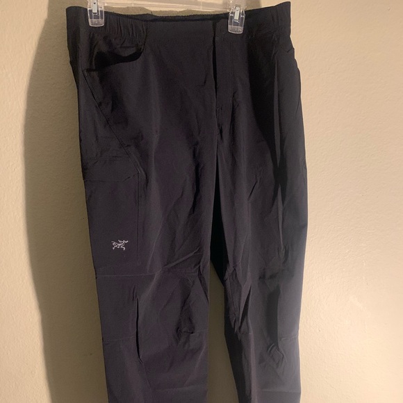 Arcteryx Womens Softshell Lightweight Stretch Outdoor Pants Black 14 - Picture 1 of 9